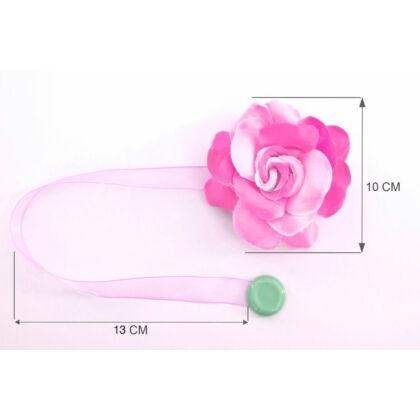 6 virág alakú mágnes Rózsaszín  cm 2db