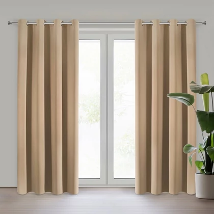 Adley sötétítő függöny Bézs 135x250 cm