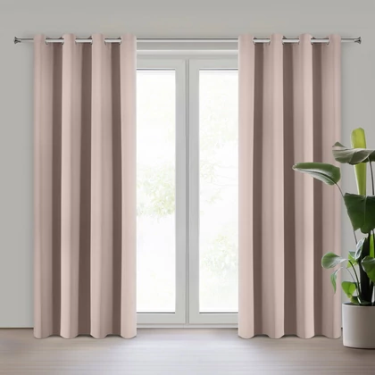 Adley sötétítő függöny Pasztell rózsaszín 135x250 cm