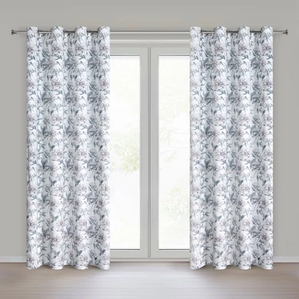 Beverly bársony sötétítő függöny Fehér 140x250 cm