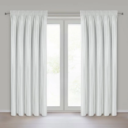 Cameron bársony sötétítő függöny Fehér 140x270 cm