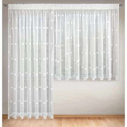 Daisy fényáteresztő függöny Fehér 400x160 cm - 200x250 cm
