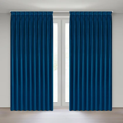 Melanie bársony sötétítő függöny Gránátkék 125x270 cm