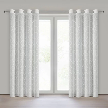 Raya fényáteresztő függöny Fehér 140x250 cm