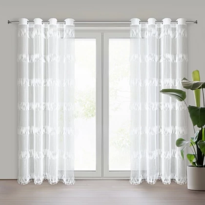 Sotera Eva Minge függöny Fehér 140x250 cm