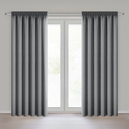 Zoey blackout függöny Acélszürke 140x270 cm