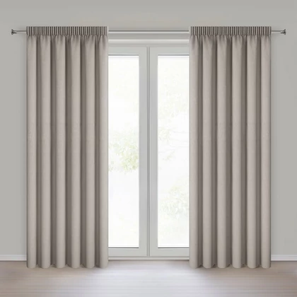 Zoey blackout függöny Sötét bézs 140x270 cm