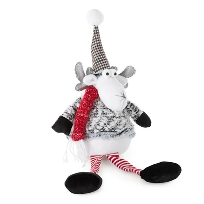 Karácsonyi figura 118b Fekete 24x14x60 cm