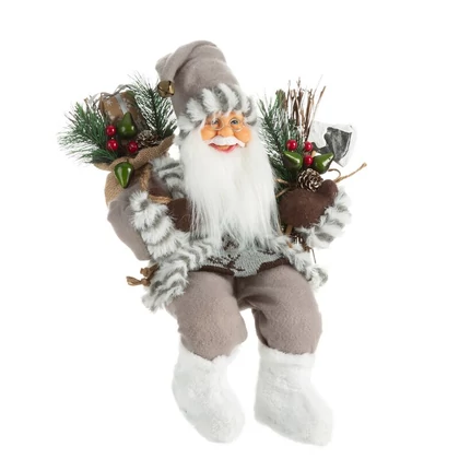 Mikulás figura 78d Fehér 40 cm