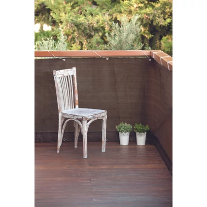 BALCONY EASY - Hangulatos erkélyháló fűzőlyukakkal 0,9 x 5 m barna