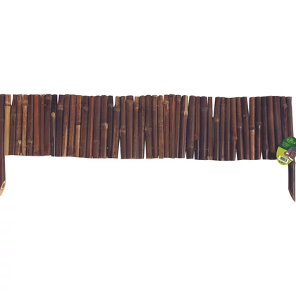 BAMBOO BORDER - Természetes bambusz kerti szegély 0,35 x 1 m barna