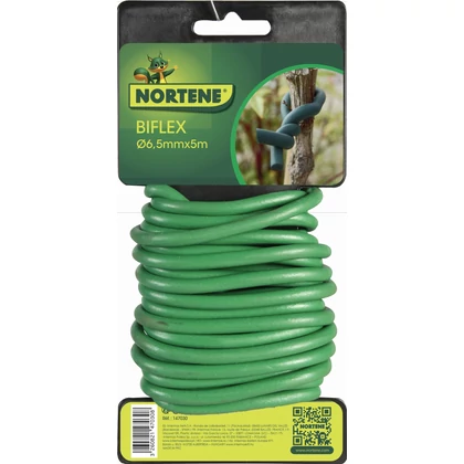 BIFLEX - Habosított kötöző törékeny növényekhez ø1 6,5 mm x  5 m zöld
