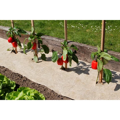 CHANVRELIN 500 - 100 %-ban természetes talajtakaró, 75 cm x 5 m, natúr