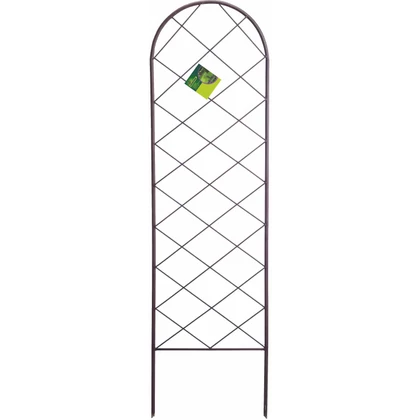 CLASSIC METAL TRELLIS - Színes félköríves növényfuttató 0,42 x 1,5 m barna
