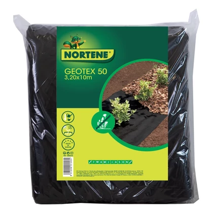GEOTEX 50 - Talajtakaró geotextília  3,2 x 10 m fekete