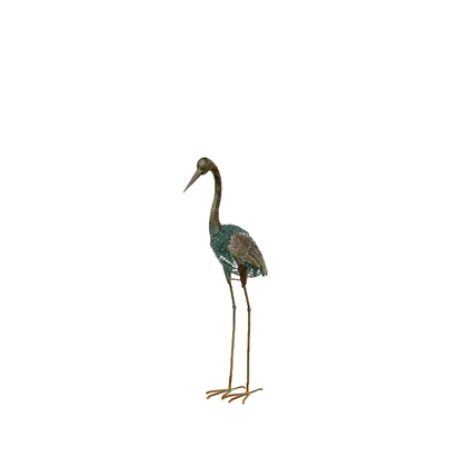 HERON - Kócsag figura 0,45x 0,22x h.0,9 m barna