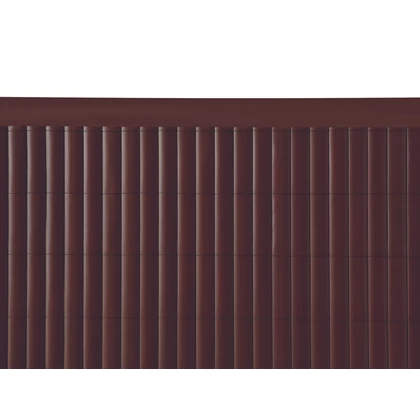 LITECANE PROFILE U - U-alakú lezáró profil PVC LITECANE nádkerítéshez 1,5 m barna