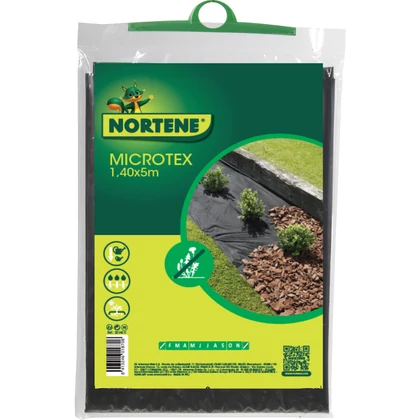MICROTEX - Rugalmas és erős talajtakaró 1,4 x 5 m fekete