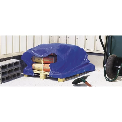 PROTEX 120g/m2 - Erősített ponyva - kék 5x8m