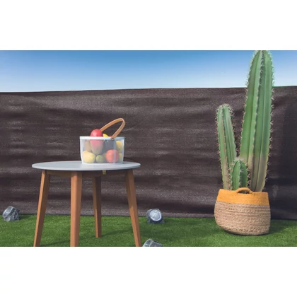 RECYNET - Tartós, szőtt árnyékoló háló 1,5 x 10 m barna