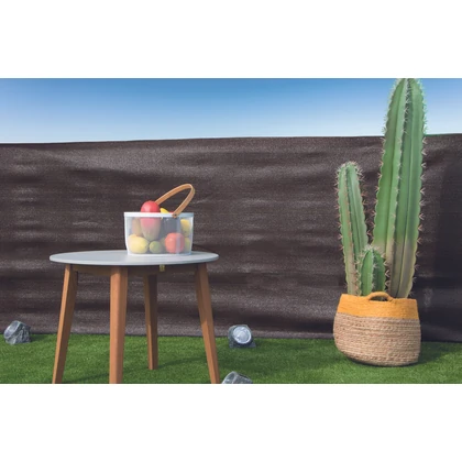 RECYNET - Tartós, szőtt árnyékoló háló 1,5 x 50 m barna