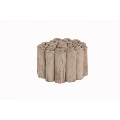 TALOS ROLL  - Rönk jellegű fa ágyásszegély  Ø 5 x 20 x 150 cm natúr
