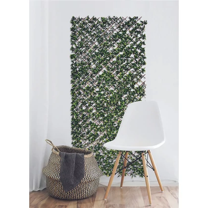 TRELLIBAMBU BUXUS - Bambusz apácarács buxus díszlevelekkel 1 x 2 m zöld-barna