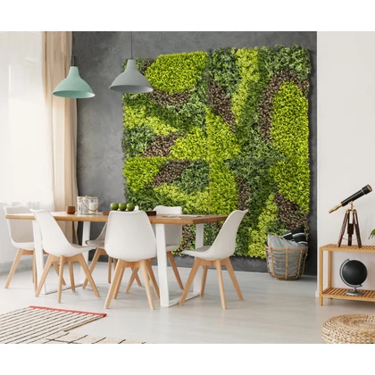 VERTICAL COSTA - Zöldfal vegyes levelekkel 1 x 1 m többszínű