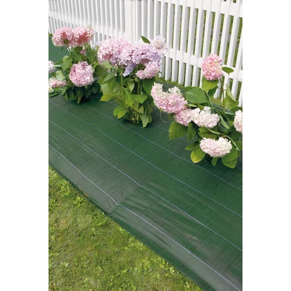 WEEDSOL - Szőtt, zöld/fekete színű talajtakaró agroszövet 1,25 x 10 m
