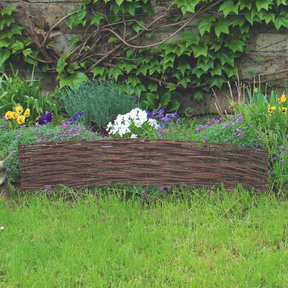 WILBORDER - Természetes fűzfavesszőből fonott szegély  0,3 x 1 m fűz
