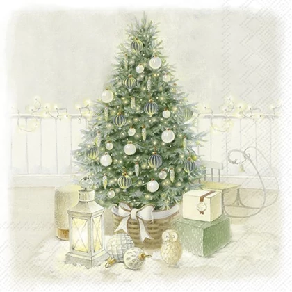 Cozy Christmas Eve karácsonyi szalvéta 3 rétegű 20 db/csomag