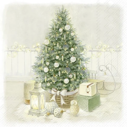 Cozy Christmas Eve karácsonyi szalvéta 3 rétegű 20 db/csomag
