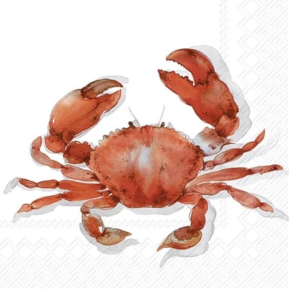 Crab rákos szalvéta 3 rétegű 20 db/csomag