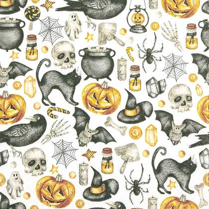Hocus Pocus halloween szalvéta 3 rétegű 20 db/csomag