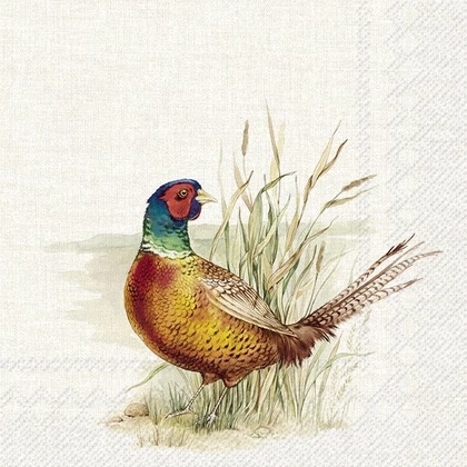 Hunted pheasant fácános szalvéta 3 rétegű 20 db/csomag - koktélszalvéta
