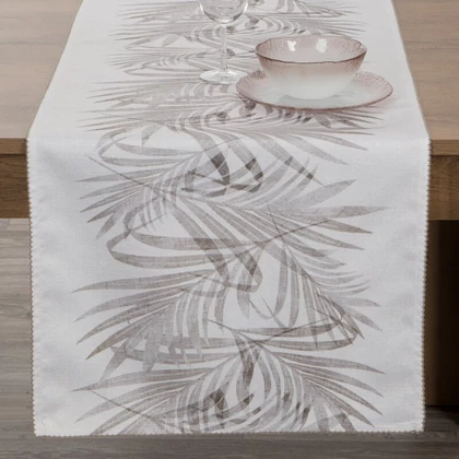 Ines tavaszi asztalterítő Natúr 40x180 cm