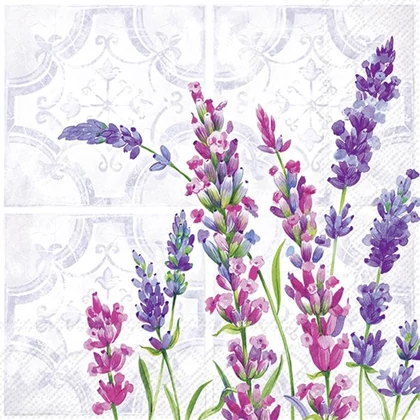 Lavanda levendulás szalvéta 3 rétegű 20 db/csomag