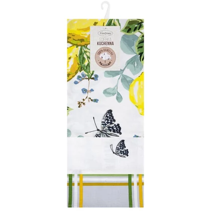 Lemon 3Db-os pamut konyharuha szett Natúr 50x75 cm - 3 cm
