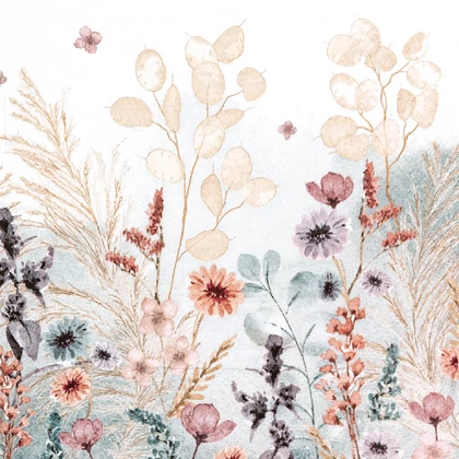 Mellow flowers virágos szalvéta 3 rétegű 20 db/csomag