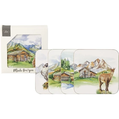 Mountain hegyvidékes poháralátét szett 4 db-os