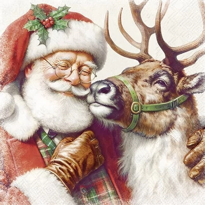 Santa's best friend Télapós szalvéta 3 rétegű 20 db/csomag