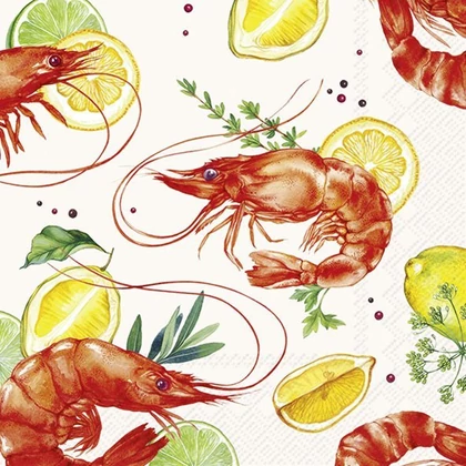 Shrimps garnélás szalvéta 3 rétegű 20 db/csomag