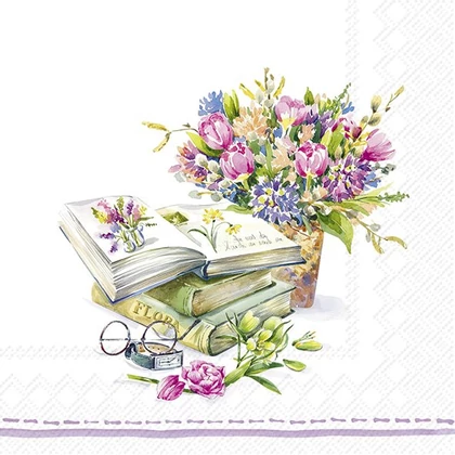Spring novels virágos szalvéta 3 rétegű 20 db/csomag