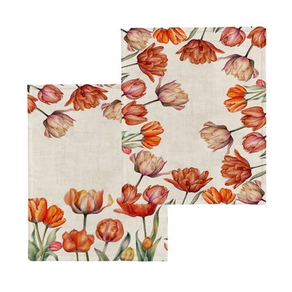TULIP tulipános két részes konyharuha szett 40x60 cm