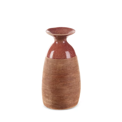 elda-keramia-vaza-piros-vilagosbarna-17-x-16-x-31-cm
