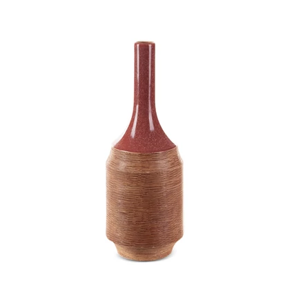 elda-keramia-vaza-piros-vilagosbarna-16-x-16-x-48-cm