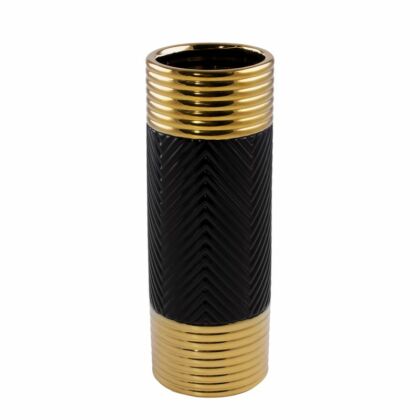 elif-keramia-vaza-hs379964-fekete-arany-12x12x33-cm