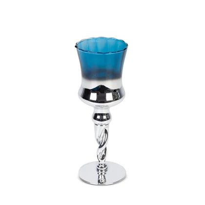 clare2-uveg-gyertyatarto-ezust-kek-10-x-25-cm