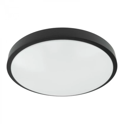 EcoLight ø310 mm kerek fekete színű kerek mennyezeti lámpa 2xE27-es foglalattal