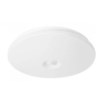 EcoLight LED 18 W-os ø330 mm beépített mozgásérzékelős kerek fehér mennyezeti lámpa IP44-es védettségű